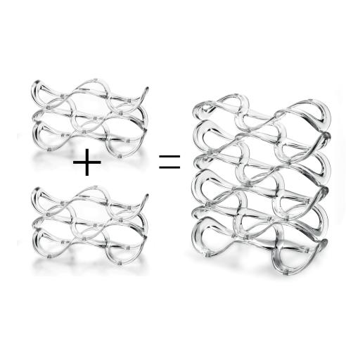 Guzzini - Cantinetta Porta Bottiglie Universale Cuvée Trasparente