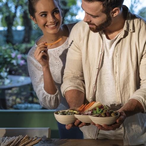 Guzzini - Antipastiera Tierra 'Made for Nature' Bianco Latte