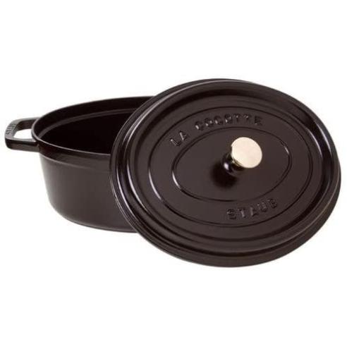Staub Cocotte Ovale Nero | Salernocasalinghi