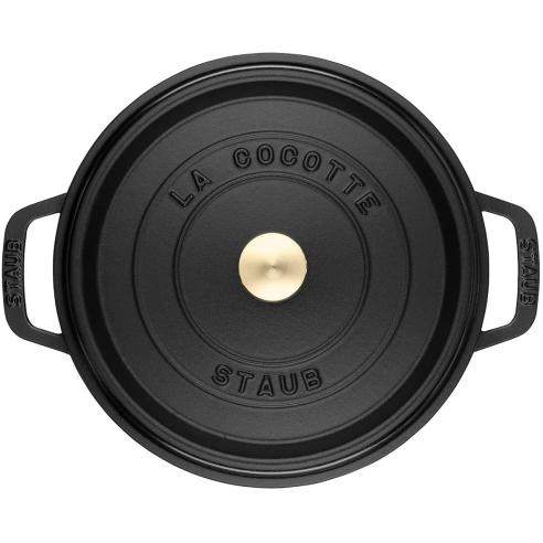 Staub Cocotte Blk 22 cm | Salernocasalinghi
