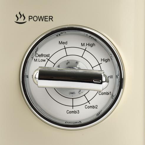 Girmi - FM21 Forno Elettrico a Microonde con Grill Vintage Crema