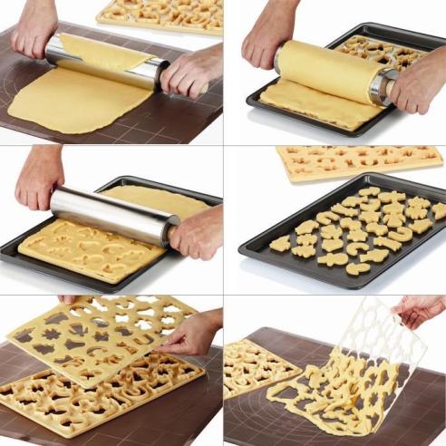 Tagliapasta Tescoma - Stampo Tagliabiscotti Ferro di Cavallo in Plastica Linea Delicia