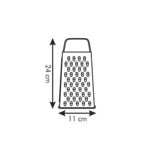 Tescoma - Grattugia Manuale Grande 4 Lati Accaiaio Inox 24 cm 2