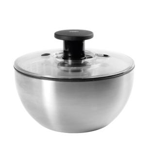Oxo - Good Grips Centrifuga Push Asciuga Insalata Acciaio Inox 27 cm 2