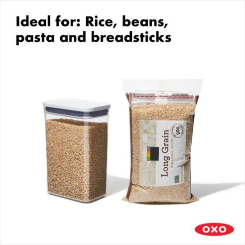 Oxo - Good Grips Barattolo Contenitore POP Rettangolare 2.6 litri