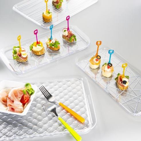 Tescoma - Vassoio da Portata in Plastica Linea Glance 37 cm Liane