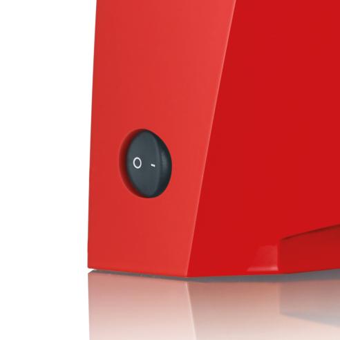 Graef - Affettatrice Elettrica SKS 100 Lama Ondulata e Liscia da 17 cm Rosso