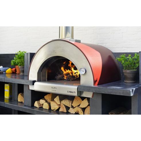 Alfa Forni - 5 Minuti Forno Pizza a Legna da Esterno per la Casa