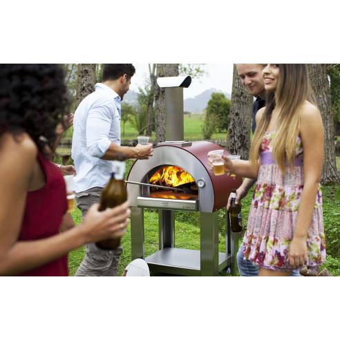 Alfa Forni - 5 Minuti Forno Pizza a legna da esterno con base per la casa