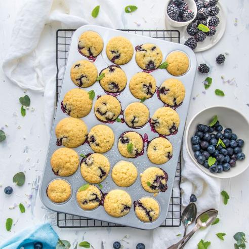 Decora - Teglia in Alluminio Anodizzato 24 mini Muffin