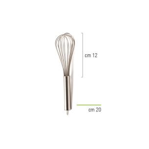 Decora - Frusta in Acciaio Inox per Dolci 20 cm