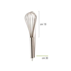 Decora - Frusta in Acciaio Inox per Dolci 30 cm