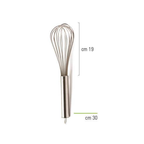 Decora - Frusta in Acciaio Inox per Dolci 30 cm