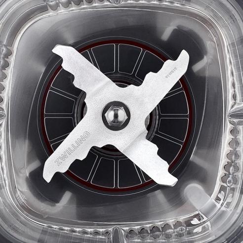 Zwilling - Frullatore Elettrico da Tavolo Enfinigy 1200 watt 1,4 litri Grigio