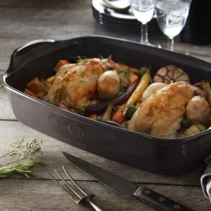 Emile Henry - Pirofila da Forno Piccola Rettangolare 29 cm Gialla EH909650 2