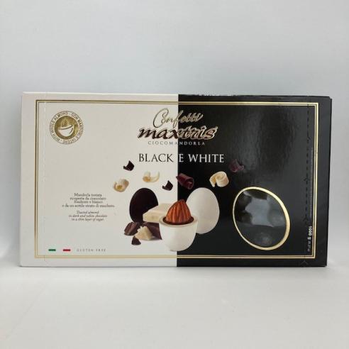 Maxtris - Confetti ciocomandorla Black e White 1 Kg senza glutine