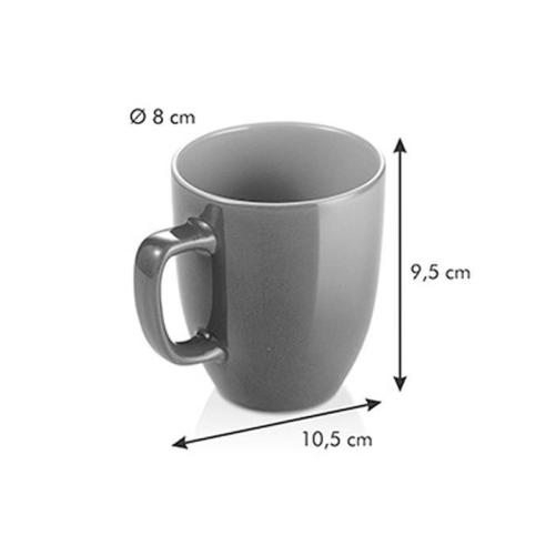 Tescoma - Tazza Mug Jumbo in ceramica crema shine 300 ml blu