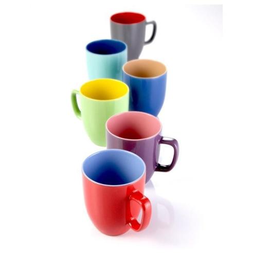 Tescoma - Tazza Mug Jumbo in ceramica rosso crema shine 300 ml