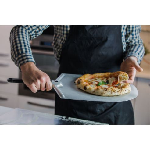 Gi.Metal - Pala per Pizza in alluminio con manico corto 30 cm