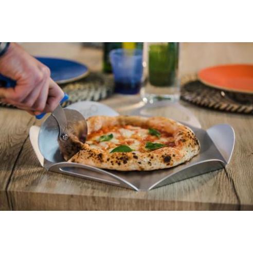 Gi.Metal - Vassoio per pizza esagonale in acciaio inox 33 cm
