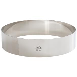 Decora - Sagoma per dolci acciaio inox cerchio diametro 24