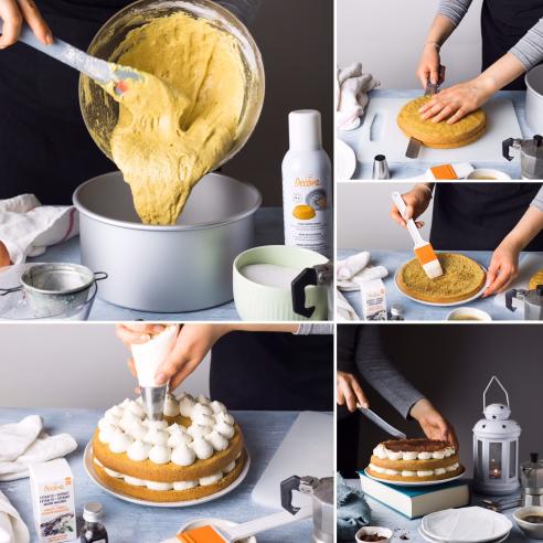 Decora - Teglia Tonda Professionale in Alluminio Anodizzato diametro 23