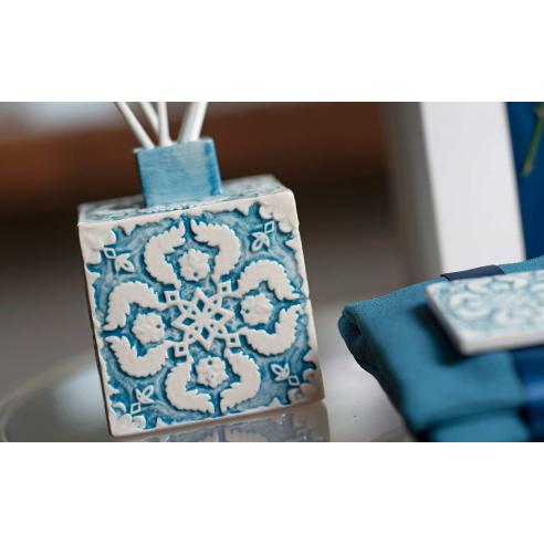 Cupido&co - Diffusore Blu con Boccetta di Essenza alla Vaniglia