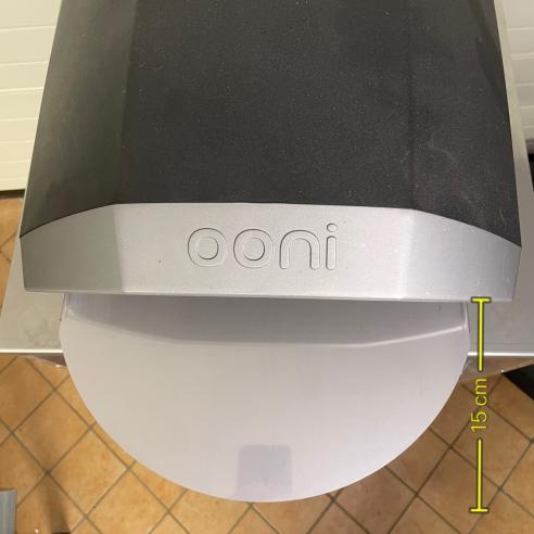 Ripiano prolunga mezzaluna compatibile per forno pizza Koda 12