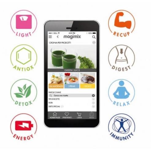 Magimix - Estrattore Elettrico Multifunzione Juice Expert 3 Bianco/Cromo