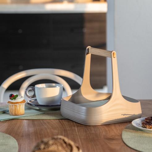 Guzzini - Organizzatore da Tavola Tierra All Together 'Made for Nature' Bianco Latte