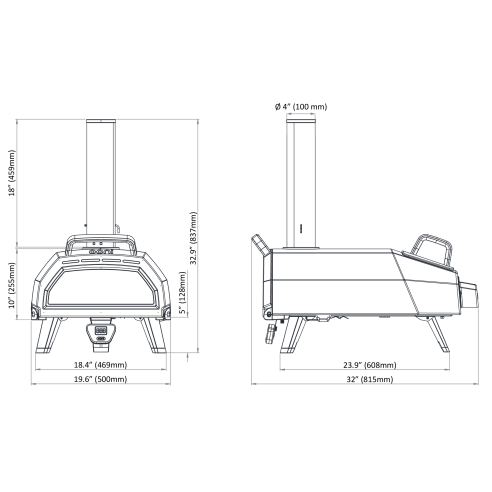 Ooni Karu 16 Forno pizza multicombustibile legna, carbone o gas
