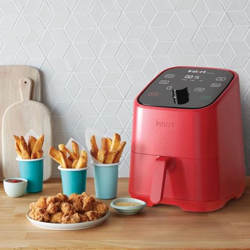 Friggitrice ad aria Instant vortex mini air fryer 2 litri colore rosso