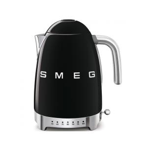 Smeg - Bollitore Elettrico Temperatura regolabile Stile Retrò Anni '50 Nero KLF04BLEU