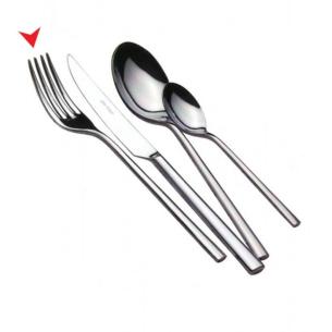 Salvinelli - Forchetta da tavola modello 250 in acciaio inox spessore 5 mm set 12 pezzi