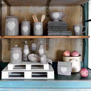 Tognana - Barattolo medio in ceramica con coperchio linea Montana 2