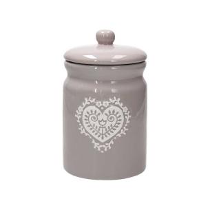 Tognana - Barattolo piccolo in ceramica con coperchio linea Montana