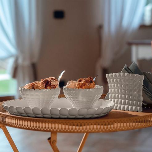 Guzzini - Coppetta contenitore grigio tortora Tiffany 300 ml