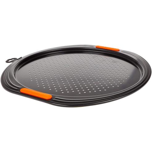 Le Creuset - Teglia forata per pizza in acciaio al carbonio antiaderente 33 cm