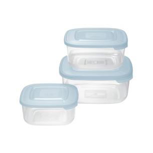 Tontarelli -  Set 3 contenitori frigo box quadrato