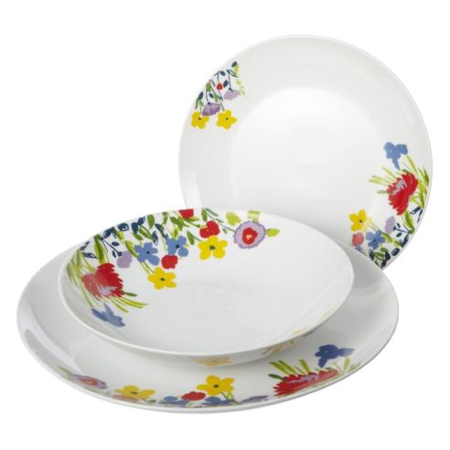 SERVIZIO DI PIATTI 18PZ FIORI