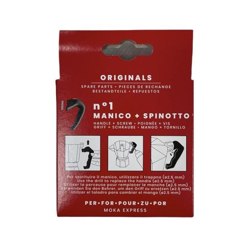 Manico Ricambio Originale Bialetti Moka Express 6 Tazze | EAN 8006363010795