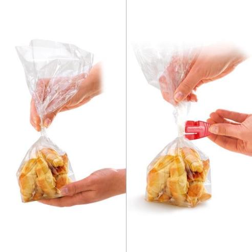 Tescoma - Set 4 pinze clip per sacchetti linea presto