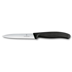 Victorinox - Spelucchino ondulato classico manico nero10 cm