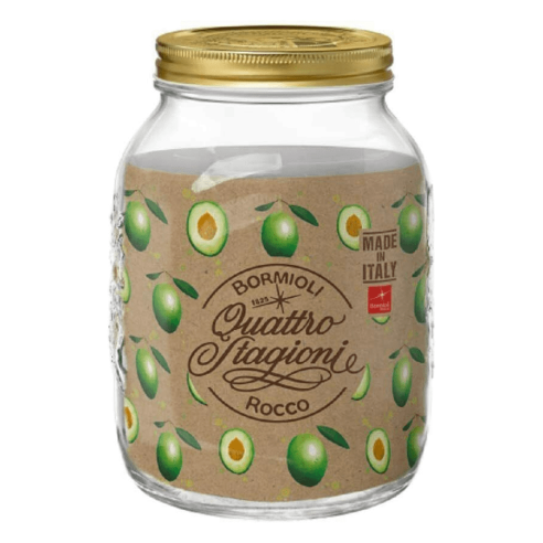 Bormioli - Quattro stagioni vaso in vetro 3 litri con capsula