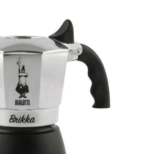 Bialetti - Brikka Caffettiera moka in alluminio 2 tazze