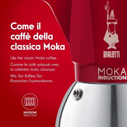 Moka Induction 2Tz Rossa