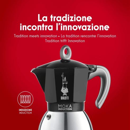 New Moka Induction Black