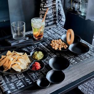 Tognana - Antipastiera con manico 3 scomparti 24 Cm Let's Party 2