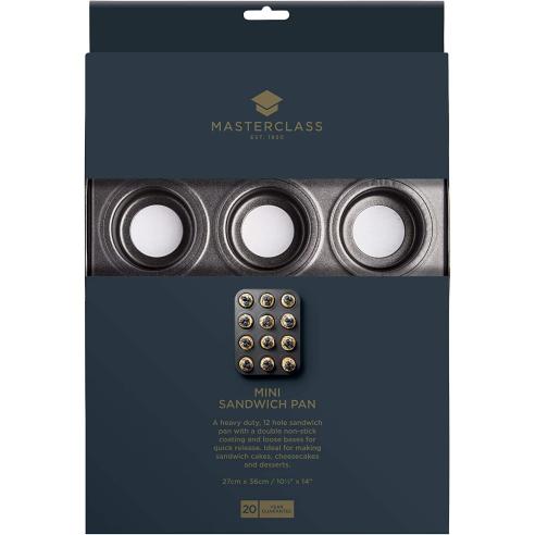 Master Class - Teglia antiaderente 12 muffin in acciaio 35x27 cm