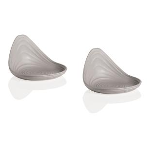 Guzzini - Set 2 porta snack tierra 'Made for Nature' grigio tortora